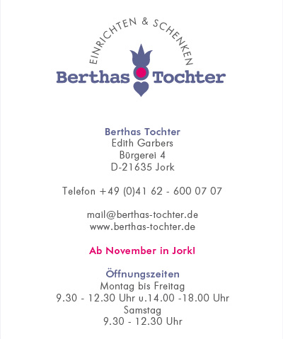 Berthas Tochter -  Einrichten & Schenken